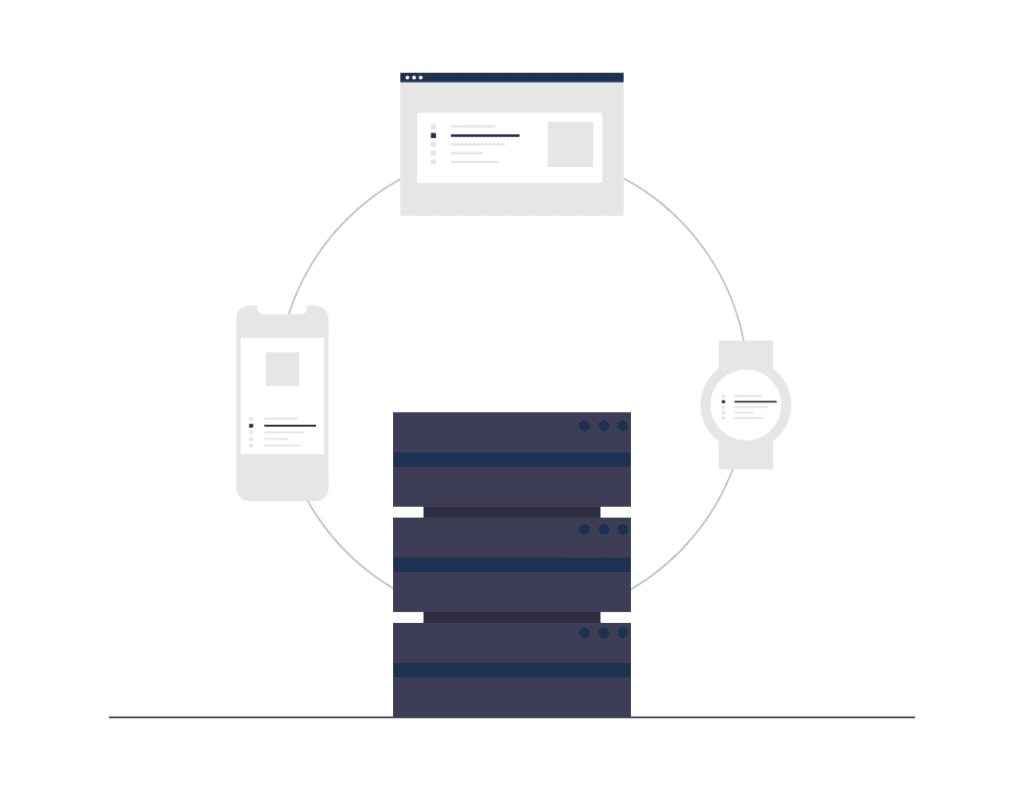 Illustration eines Server Cluster